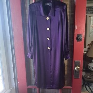 Liz Claiborne Majestic Purple Long Sleeve Dress